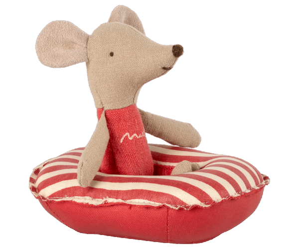 Rubber boat, Small mouse - Red stripe
