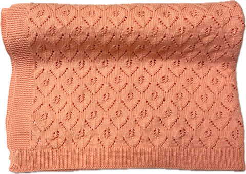 Wedoble Coral Blanket knitted in Cotton