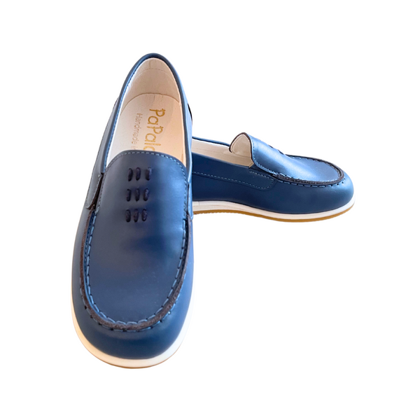 Papalotes Blue Leather Loafer
