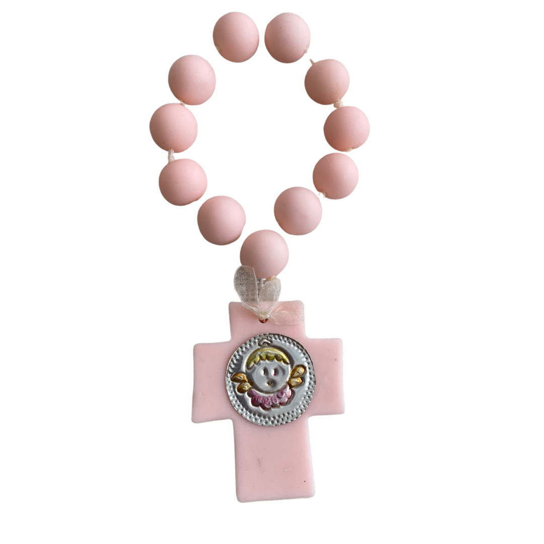 Cold Clay Rosary Pink