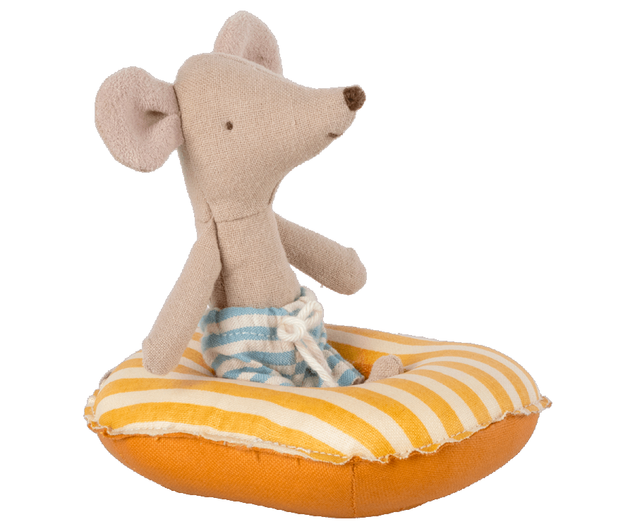 Rubber boat, Small mouse - Yellow stripe