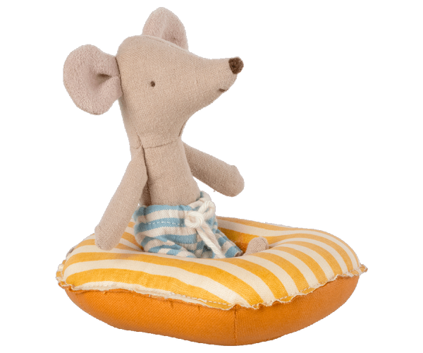 Rubber boat, Small mouse - Yellow stripe