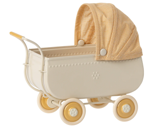 Maileg Pram, Micro - Yellow