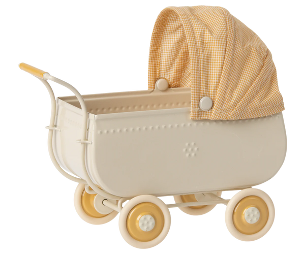 Maileg Pram, Micro - Yellow