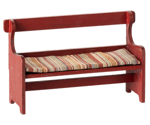 Maileg Bench, Mouse - Red