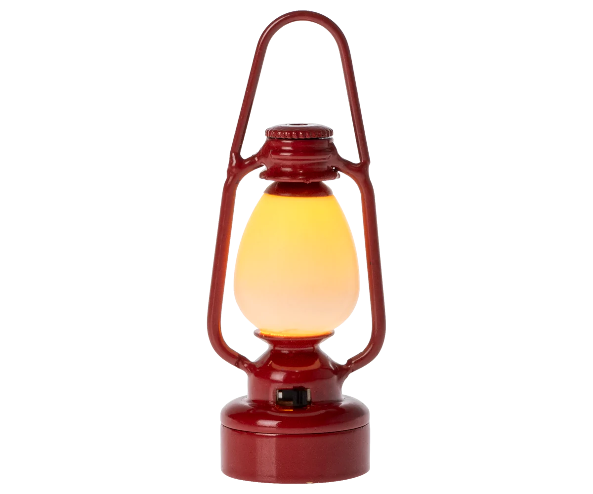 Maileg Vintage Lantern, Mouse - Red