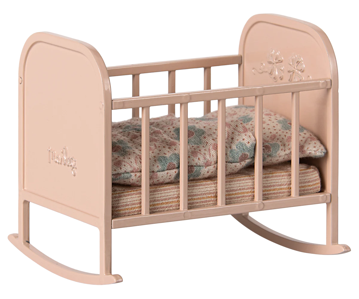 Maileg Cradle, My - Light Rose