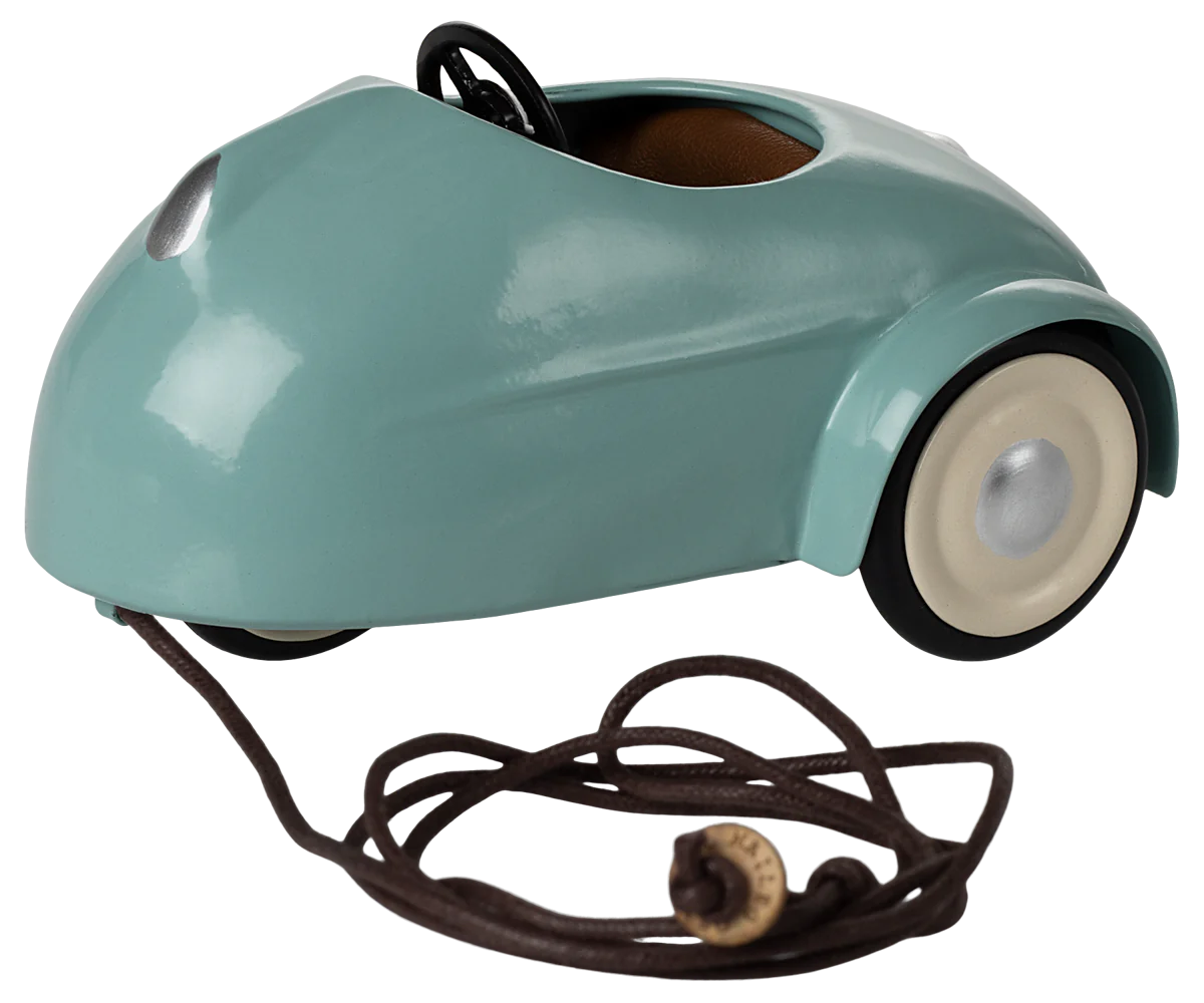 Maileg Light Blue Mouse Car