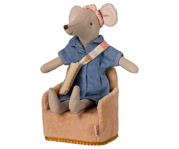 Maileg Powder Mouse Folding Chair