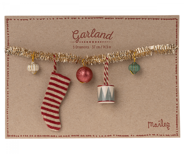 Christmas garland, Small - Gold