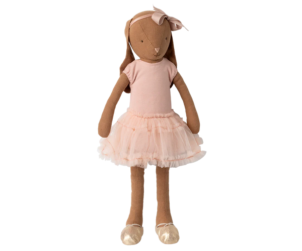 Maileg Bunny size 3, Chocolate Brown- Ballet Suit And Skirt Cream