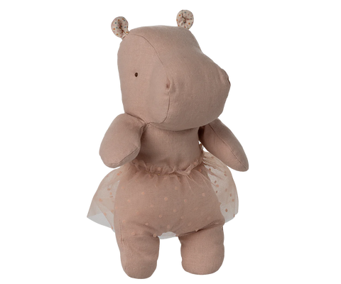 Maileg Safari Friends Hippo Small Soft Rose