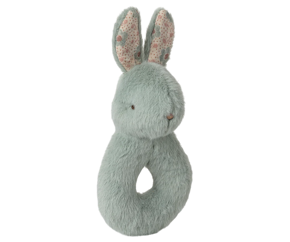 Maileg Rabbit Rattle Set Mint