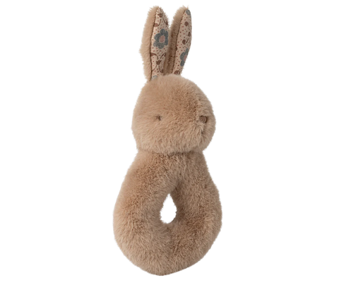 Maileg Rabbit Rattle Set Cream Peach