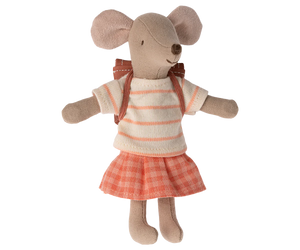 Maileg Tricycle mouse, Big sister - Coral