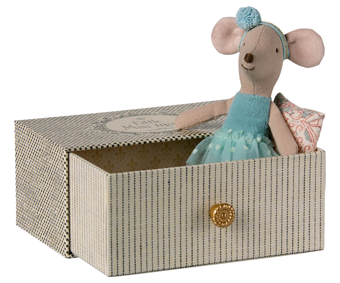 Maileg Dance mouse in daybed, Little sister