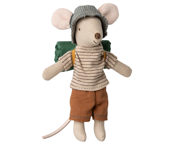 Maileg Hiker Mouse Big Brother Thin Stripes