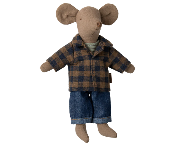 Maileg Dad Mouse Light Brown