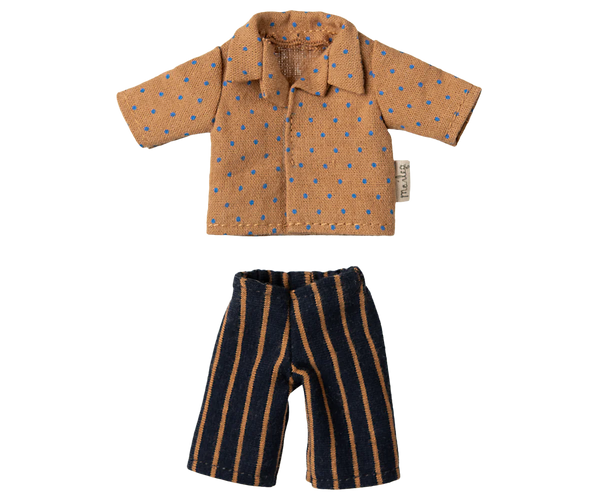 Maileg Shirt Striped Pants Dad Mouse