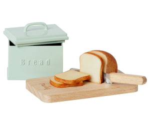 Maileg Bread Box w/utensils