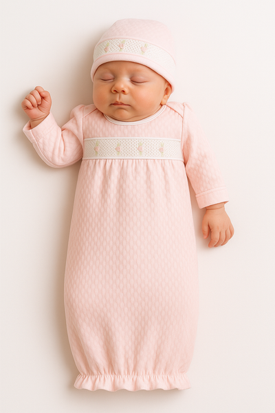 Papalotes Pima Baby Sleeping Bag Pink