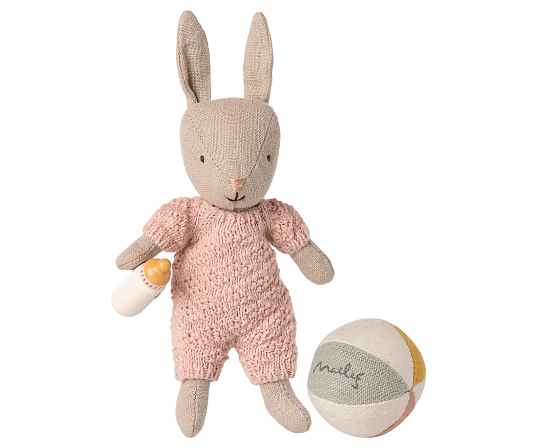 Maileg Rabbit Set Micro Sand Rose