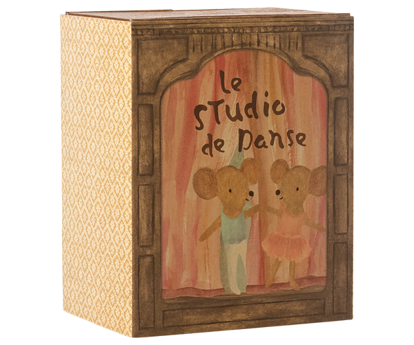 Maileg Ballet Mice In Dance Studio Little Sister And Brother