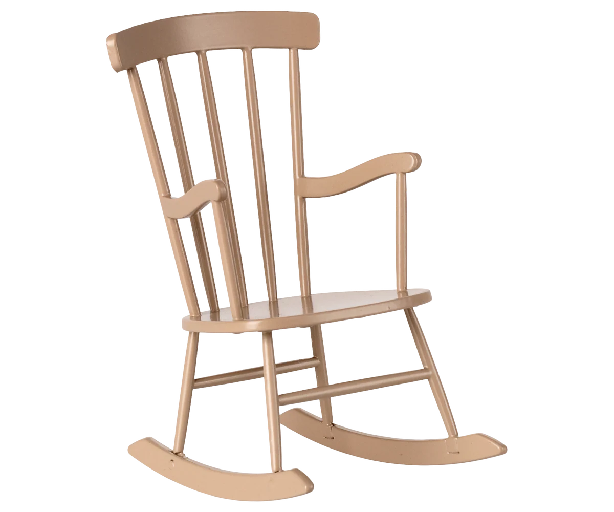 Maileg Rocking chair, Miniature - Dark sand