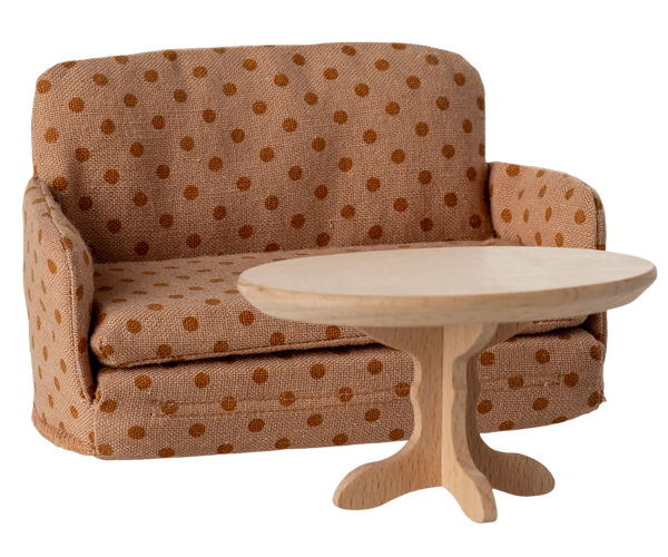 Maileg  Sofa bed, Mouse - Dots