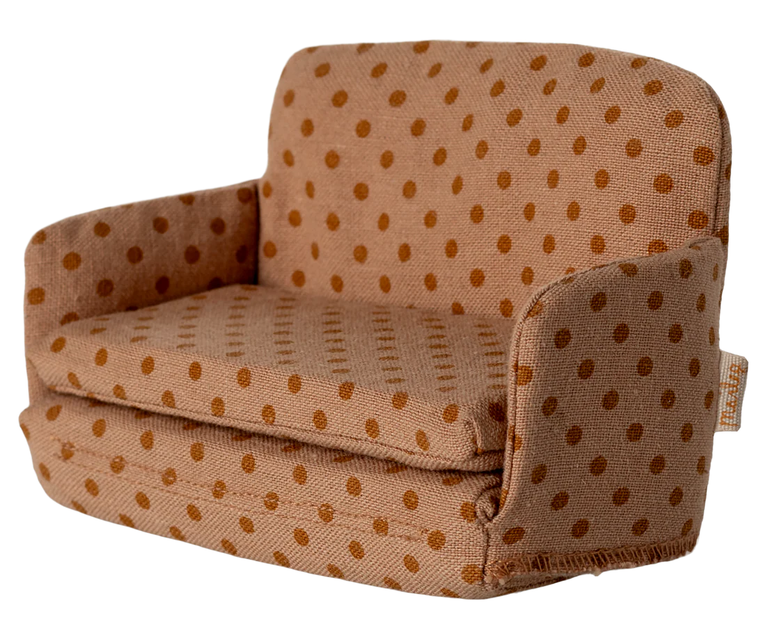 Maileg  Sofa bed, Mouse - Dots