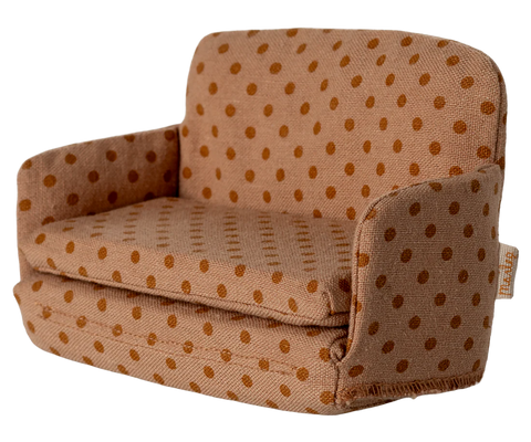 Maileg  Sofa bed, Mouse - Dots