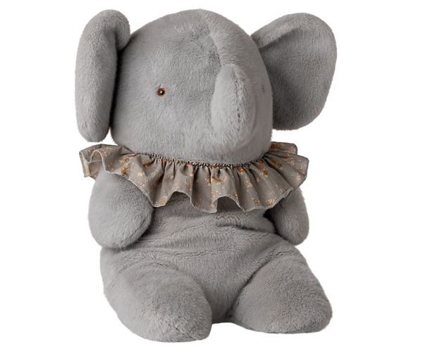 Maileg Elephant Plush Big Blue/Gray