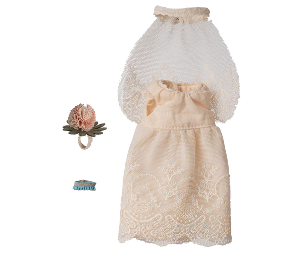 Maileg Wedding Dress Mum Mouse