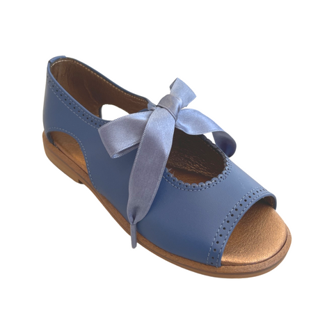 Papalotes Blue Leather Sandal
