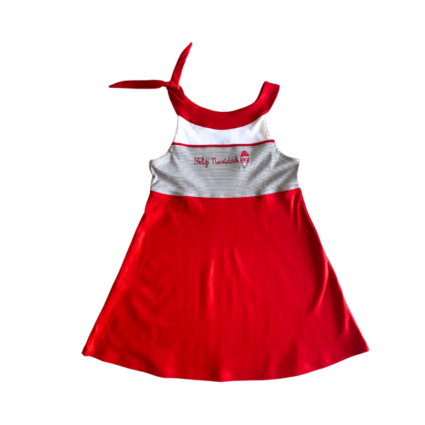 Papalotes Pima Feliz Navidad PJ Dress