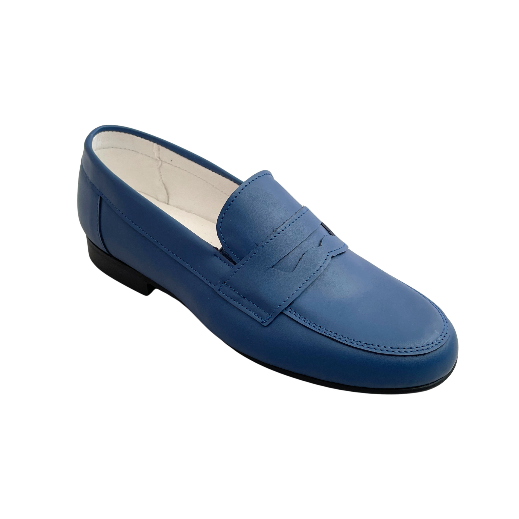 Papalotes Soft Blue Leather Loafer