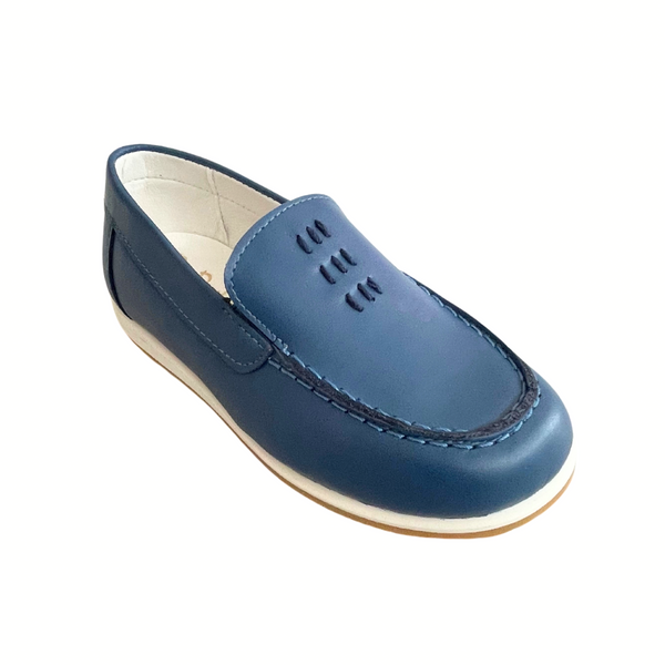 Papalotes Blue Leather Loafer