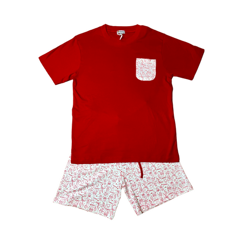 Papalotes 100% Pima Cotton Mom/Dad Short Set PJ