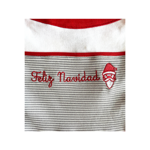 Papalotes Pima Feliz Navidad PJ Dress