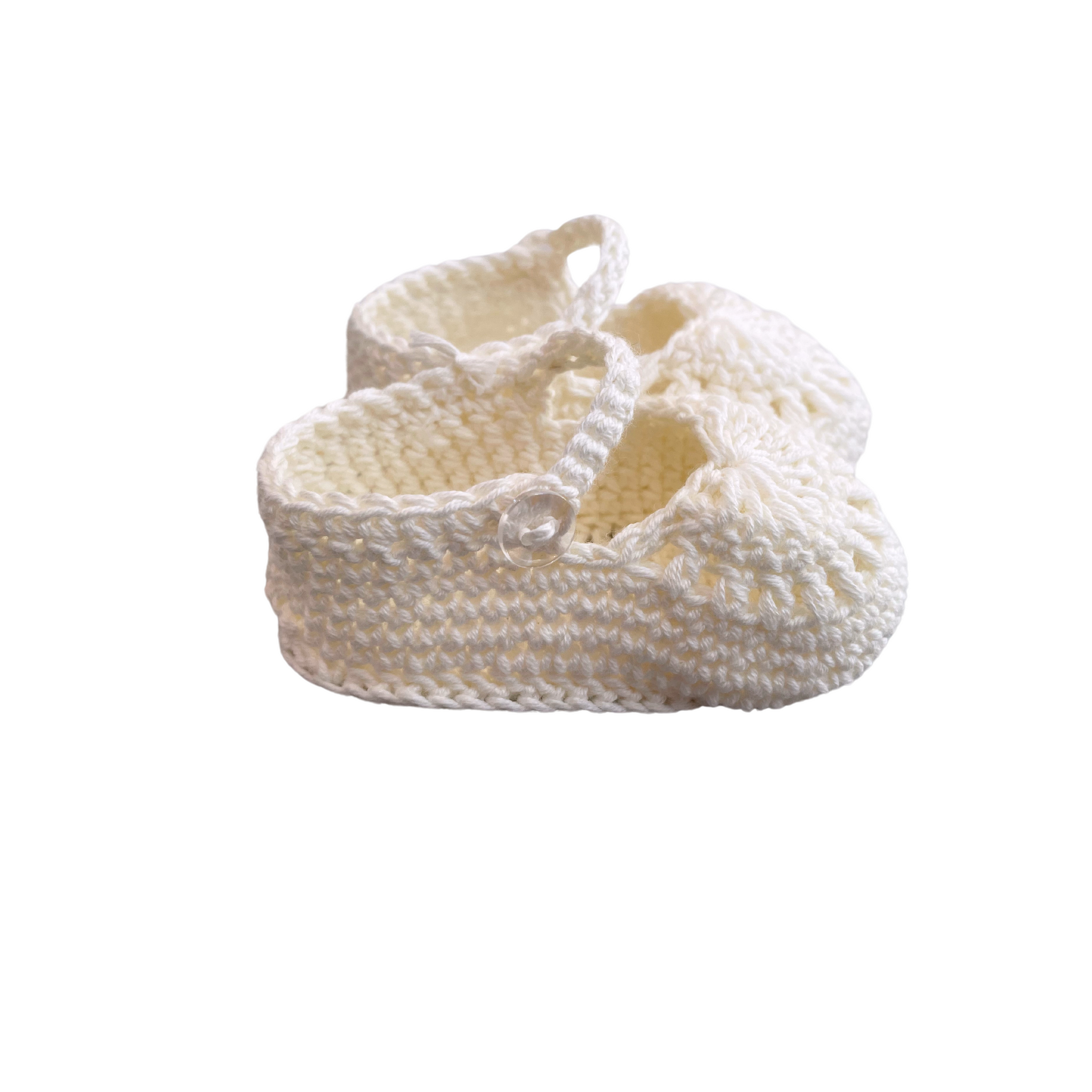 Papalotes Ecru Medallion Mary Jane Baby Bootie