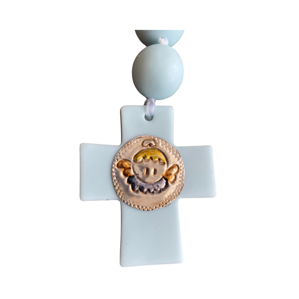 Papalotes Cold Clay Rosary Blue