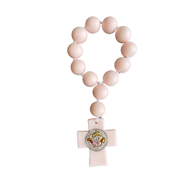 Cold Clay Rosary Pink