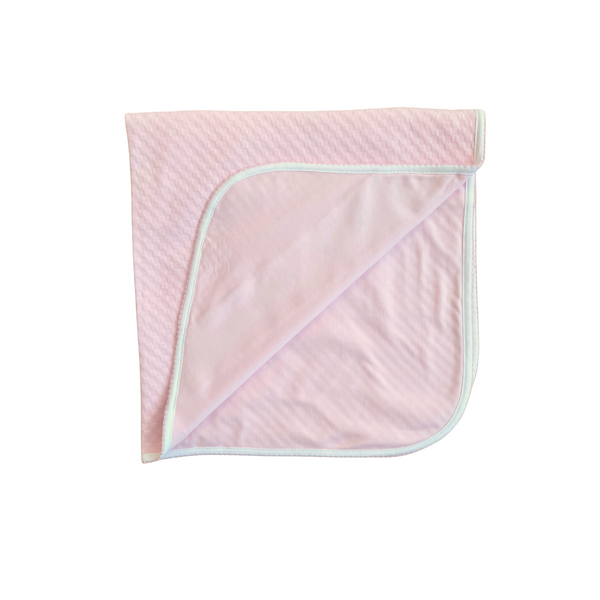 Papalotes Pima Baby Blanket Pink