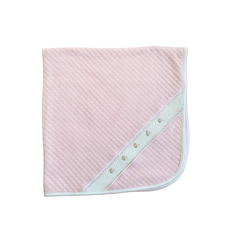 Papalotes Pima Baby Blanket Pink