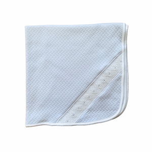 Papalotes Pima Baby Blanket Blue