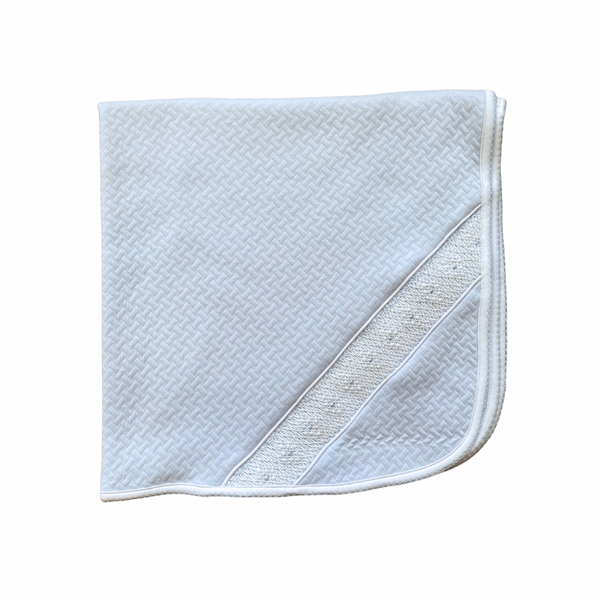 Papalotes Pima Baby Blanket Blue