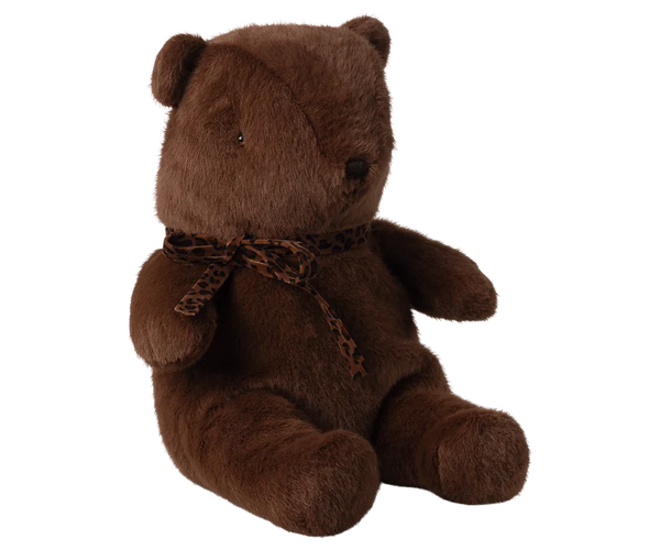 Maileg Teddy Bear Plush Medium Dark Chocolate