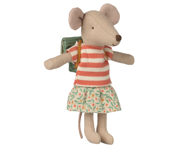 Maileg Tricycle mouse, Big sister - Green