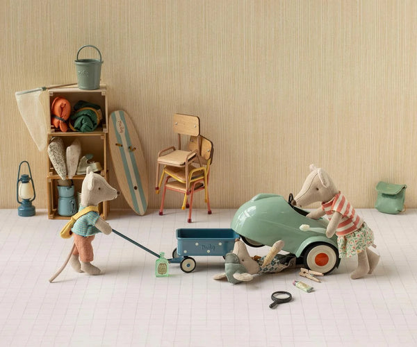 Maileg Car Mouse Light Mint