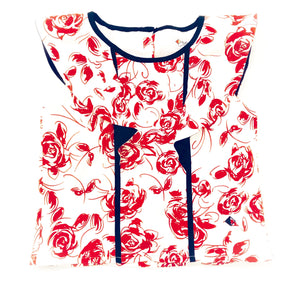 Roses Collection Alison Top Print
